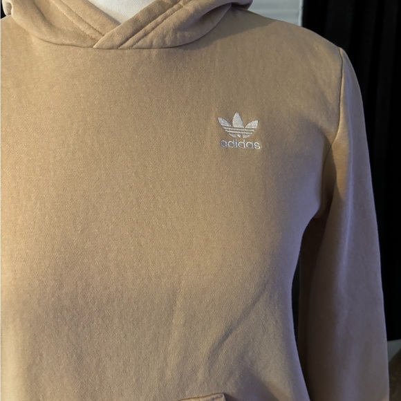 Adidas Kids Beige Hoodie - Picture 3 of 6